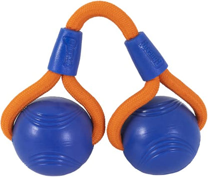 Chuckit! Crunch Ball Dog Toy, Medium, Duo Tug, for All Breed Sizes - size: Medium (Pack of 1)