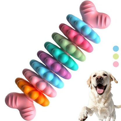 Puppy Teething Toy, Indestructible Dog Chew Toys for Aggressive Chewers, Puppy Toys to Keep Them Busy and Clean Teeth, Interactive Dog Toy for Small & Medium Breeds