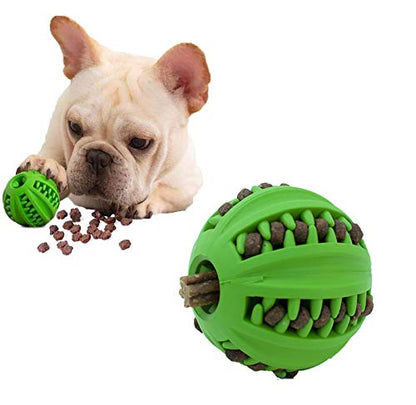 Dog Ball Toy - Interactive Dog Enrichment, Mental Stimulation Treat Embedding Rubber Ball Reduce Boredom (2 inches) - size: 2 inches