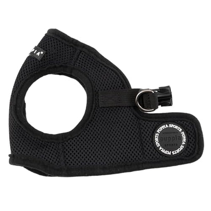 Puppia Soft Vest Dog Harness - Black - X-Large - color: Black, size: X-Large