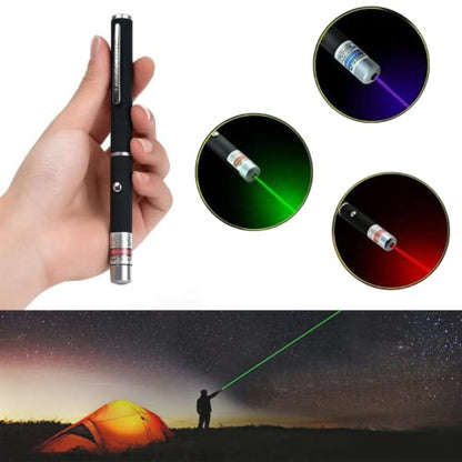 3 Pcs Laser Pointer for Cats Dogs Cats Laser Pointer Pet Interactive Toys Laser Presentation Remotes Red Green Purple Light (3 PCS Pack Color Mixed, Without Battery)