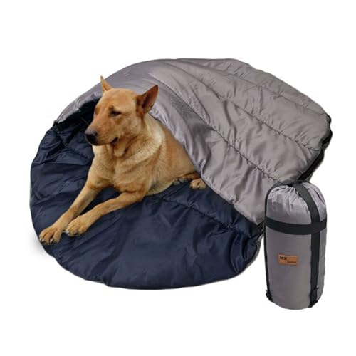 Portable Camping Travel Dog Bed, Waterproof Extra Large Camping Dog Bed/Mat, Rollable Portable Pet Dog Sleeping Bag - size: Medium