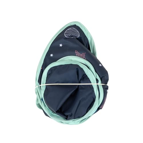 Kitty City Galactic Pop-Up Cat Play House, Collapsible Indoor Cat Hideout with Peekaboo Openings, Lightweight Foldable Cat Cube for Play & Lounging - color: N) Galactic Tent House