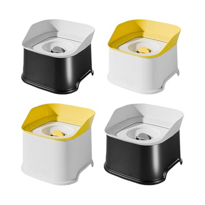 Dogs Water Dispenser Spill Bowl Spill Design for Large Dog Slip Resistant - color: Yellow, size: 2000ml