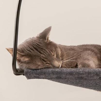 Cloud Nine Window Cat Hammock by Tuft & Paw, Designed for Strength with 3 Suction Cup 30 lb Weight Support, Beds for Indoor Cats