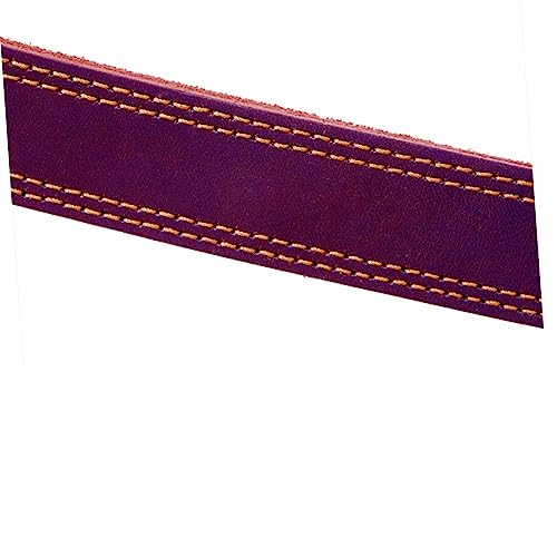 Happyyami Wide Dog Collar for Small Medium Large Dogs Genuine Grade Soft Padded Comfortable Pet Collar