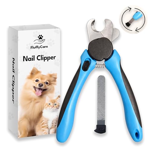 LED Dog Nail Clipper with Light & Trimmers & Protective Guard, Quick Sensor, Extra Sharp for Thick Nails, Suitable for Large & Small Dogs and Cats - size: Medium-Large without LED
