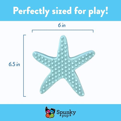 Spunky pup Clean Earth Heavy Duty Dog Chew Toys for Aggressive Chewers - Recycled, Made in USA, Starfish - style: Starfish