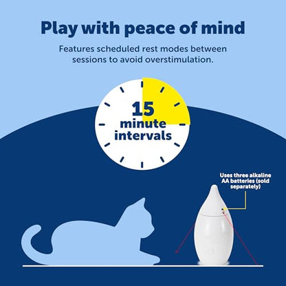 PetSafe Zoom Rotating Laser Cat Toy Includes 2 Interactive Laser Lights - style: Zoom
