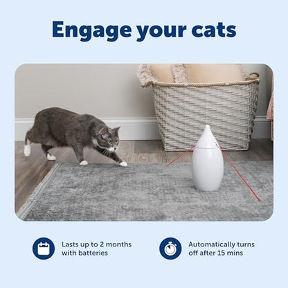 PetSafe Zoom Rotating Laser Cat Toy Includes 2 Interactive Laser Lights - style: Zoom
