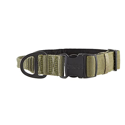 KONG Ultra Durable Padded Comfort Handle Dog Collar (Large, Green)