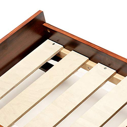 Furhaven Elevated Dog Bed Frame for 36" x 27" Large Dog Beds, Easy Assembly - Mid-Century Modern Bed Frame - Walnut, Large - color: Veneer Walnut, size: 36" x 27"