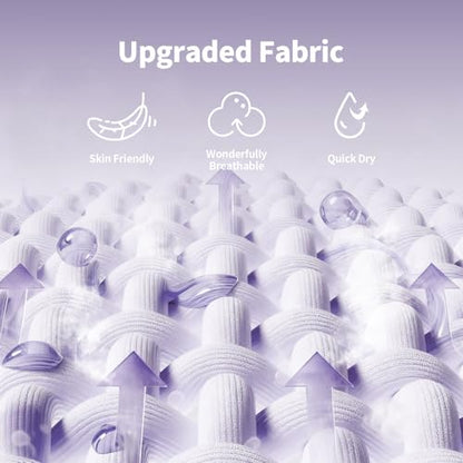 Dog Shirt, Cooling Vest Lightweight Breathable, Dog T-Shirts All-Season UV Protection Pet Clothes Quick Dry Soft Stretchy Pet Shirt Vest for Small Medium Large Dogs (Lilac Ether 1PC, Large) - color: Lilac Ether, size: Large (44-55lbs)
