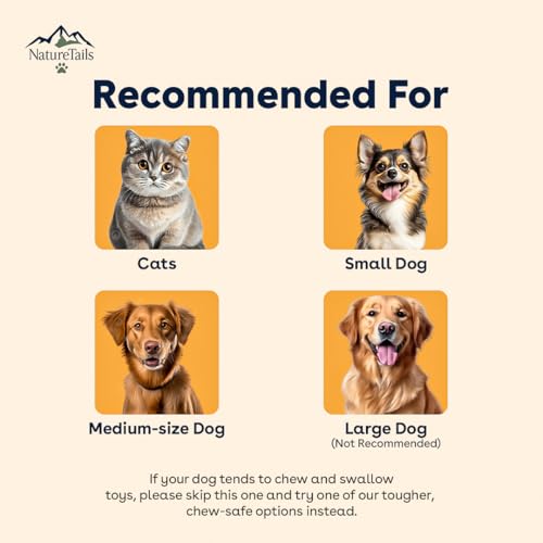 NatureTailsPaw Soft Dog & Cat Toy – Cute Squeaky Interactive Chew Toy for Puppies & Kittens, Durable Plush Teething Toy for Small, Medium & Large Breeds (Bear) - color: Bear