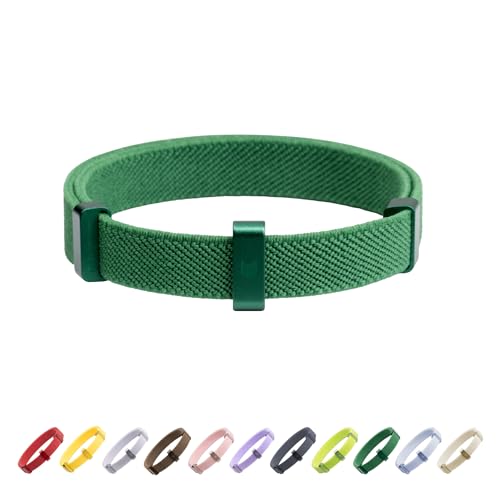 Safety Cat Collar - U.S. IDA Gold Awarding Design, Stretch Elastic Quick Release, Non Breakaway - Light Weight for Kitten, Neck Fit 5.9'-11.8' for All Small Large Cat,S(Alpine Green) - color: Alpine Green, size: S (5.9-11.8 inch)