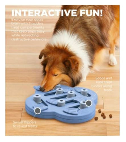 Interactive Dog and Cat Games Treat Hiding Challenge Mental Stimulation with Rewards (11.6 Inch Hide and Slide Game) - size: 11.6 Inch Hide and Slide Game