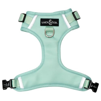 Lucy & Co. The Spring Green No-Pull Dog Harness - Size Small- Vest to Stop Pulling & Walk Easy - Comfortable Leash Training Product w/Adjustable Chest & Neck Straps - color: The Spring Green No-Pull Harness, size: Small