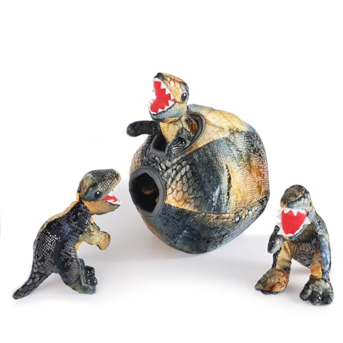 Squeaky Dog Toys, Dinosaur Puppy Toys, Plush Interactive Dog Toys for Small Medium Dogs, Enrichment Hide and Seek Dog Toy - style: Dinosaur