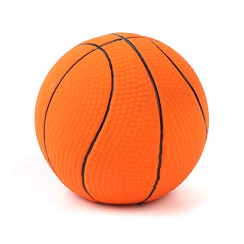 CHIWAVA 4 Pack 2.4" Squeak Latex Puppy Dog Toy Ball Sports Balls Sets Fetch Interactive Toy for Small Dogs - size: 2.4" Small Dogs 4 Pack