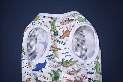 HDKUW Pet Clothes,Dog Summer T-Shirt Cool Breathable Sunscreen Dog Vest Clothes Outfit Costume for Medium Large Dogs Navy Blue XL - color: Navy Blue, size: XL