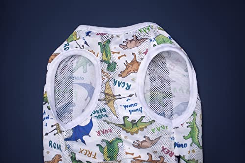 HDKUW Pet Clothes,Dog Summer T-Shirt Cool Breathable Sunscreen Dog Vest Clothes Outfit Costume for Medium Large Dogs Navy Blue 4XL - color: Navy Blue, size: 4XL