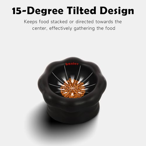Cloud-Shaped Ceramic Cat Bowl - Elevated Raised Design for Indoor Cats & Kittens,Tilted Anti-Vomiting Shallow Dish with Spine Protection,Cute Whisker-Friendly Ceramic Food Bowls & Dishes (Black) - color: Black