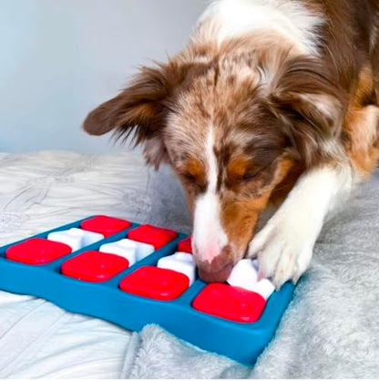 Interactive Dog and Cat Games Treat Hiding Challenge Mental Stimulation with Rewards (12.75 Inch Brick Game) - size: 12.75 Inch Brick Game