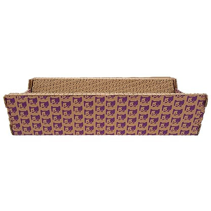SmartyKat Super Scratcher Chaise Corrugated Cat Scratcher,Catnip Infusion Technology - Brown,One Size,(Pack of 6) - size: One Size (Pack of 6), style: Super Scratcher (Catnip Infused)