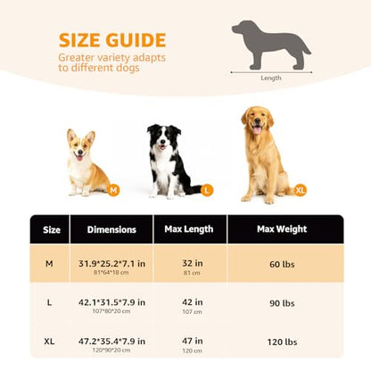 Sytopia Outdoor Raised Dog Cots Bed for Dogs, Medium, Green
