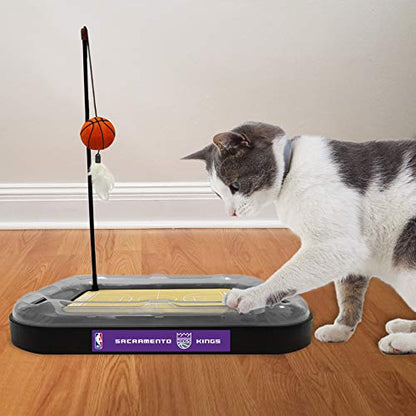 Pets First Sacramento Kings Basketball Cat Scratcher Toy,14 x 11" - color: Sacramento Kings