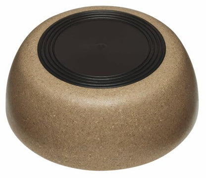 Loving Pets - Dolce Bamboo - Eco-Friendly Pet Bowls & Dishes for Dog, Cats, Puppy Food and Water Bowl -Sustainable and Dishwasher Safe, Made with Real Bamboo (Large, Coffee-Brown) - color: Coffee Brown, size: Large Bowl