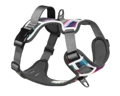 Embark Adventure Small Dog Harness – No-Pull, Reflective Trim, Military-Grade Nylon, Front Clip with Gel-Lined Handle, Soft & Padded - color: Baja, size: S