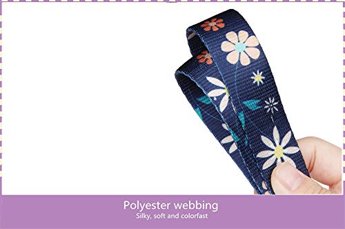 Martingale Collar Floral Print Puppy Dog Collar - No Pull Pet Collar, Heavy Duty Adjustable Dog Collar, Small, Neck 11 Inch -15.5 Inch, Elegant Flowers (Dark Blue) - color: Dark Blue - Flowers, size: Small/Medium: 11"-15.5", 1" Wide