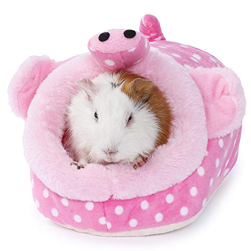 Guinea Pig Rat Accessories Toys House Hideout Cage Supplies Chinchilla Cage Ferret Gerbil(S,Pig) - color: 2-Pig, size: S