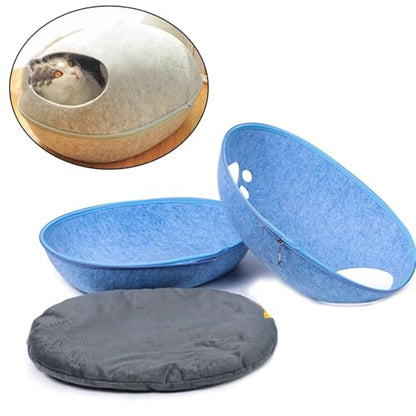Cozy Cat Bed, Removable Pet House for Cats, Breathable Puppy & Cat Pet Supplies(B)
