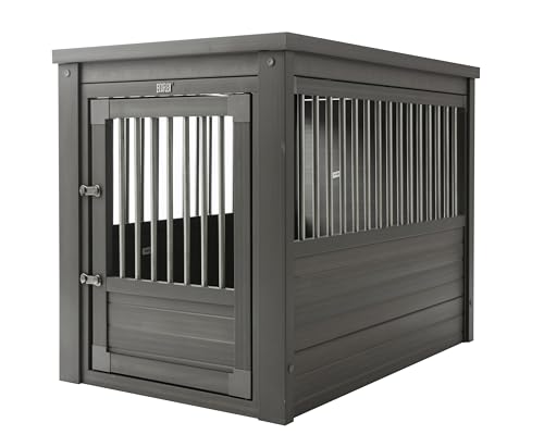 New Age Pet ecoFLEX Pet Crate/End Table, Large, Grey - color: Grey, size: 35.4"L x 24.0"W x 28.0"H