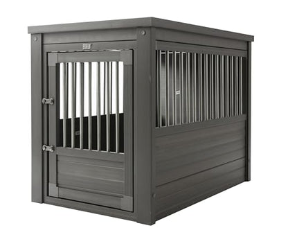 New Age Pet ecoFLEX Pet Crate/End Table, Large, Grey - color: Grey, size: 35.4"L x 24.0"W x 28.0"H