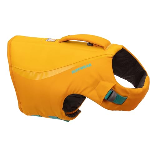 Ruffwear, Float Coat Dog Life Jacket, Premium Buoyancy Swim Vest with Lift Handle, Secure Fit & Reflective Trim, Adjustable Flotation for Swimming, Boating, & Outdoor Adventures, Wave Orange, X-Large - color: Wave Orange, size: X-Large