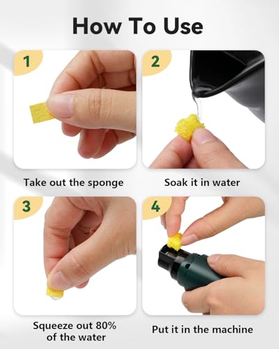 weini Dog Nail Grinder with Sponge Dust Collection, Ultra Quiet <35dB Pet Nail Trimmer for Large Dogs & Cats, Professional 5-Speed Electric Dog Nail Grinder Quiet, 7H Runtime, Green