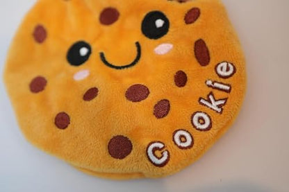 Pet London Nosework Cookie Dog Toy-Hide & Seek for treats, snuffle and encourage foraging for dogs, plush soft toy with crinkle sound