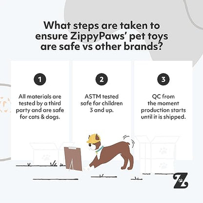 ZippyPaws Burrow- Interactive Dog & Puppy Toys for Boredom, Stimulating Pet Products to Keep them Busy, Hide & Seek Plush Puzzles, Squeaky Toy for Enrichment, For Small & Medium Dogs- Milk and Cookies - style: Milk & Cookies