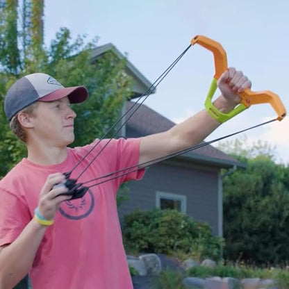 Spunky Pup Bow Blaster Dog Toy | Load, Launch, Fetch Tennis Ball included | Interactive Dog Play | Powerful Slingshot Sends Balls and Small Toys Flying Up to 150 ft - style: Spunky