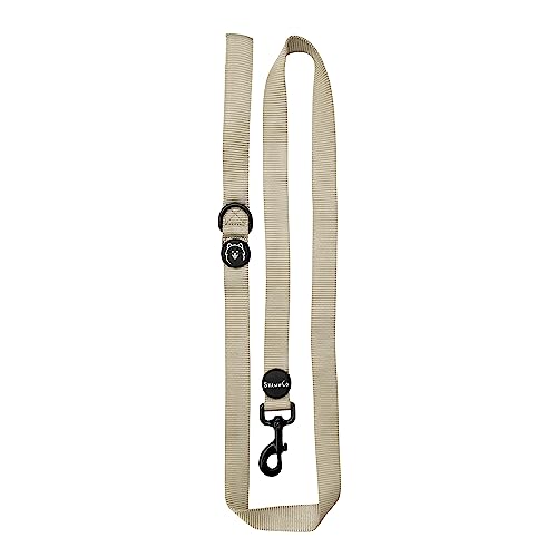 ShawnCo Dream Walk Dog Leash- Premium, Nylon Pet Leash with Soft Neoprene Handle for Small, Medium and Large Dogs (Driftwood, Small) - color: Driftwood, size: Small