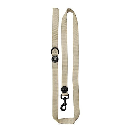 ShawnCo Dream Walk Dog Leash- Premium, Nylon Pet Leash with Soft Neoprene Handle for Small, Medium and Large Dogs (Driftwood, Small) - color: Driftwood, size: Small