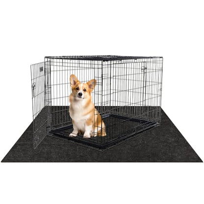 MODIGT Dog Crate Pad Liner for Kennel Training, 59"×48" Under Pet Cage Mat Absorbs,Waterproof,Non-Slip,Washable Puppy Pee Pad to Protect Floors - size: 59"×48"