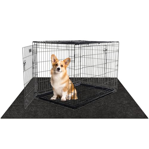 MODIGT Dog Crate Pad Liner for Kennel Training, 59"×48" Under Pet Cage Mat Absorbs,Waterproof,Non-Slip,Washable Puppy Pee Pad to Protect Floors - size: 59"×48"