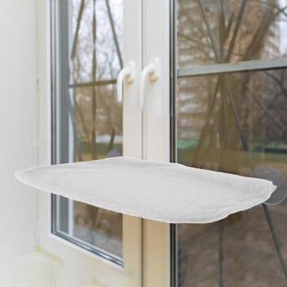 Detachable Cat Hammock Bed Cover Universal Fit Breathable Replacement Pad Foldable Sleeve for Indoor Cat Window Perch 17.71X10.82X0.78In