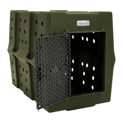 Dakota 283 Crate - Canine Rough and Tough Economy Kennel (Olive, X-Large) - color: Olive, size: X-Large