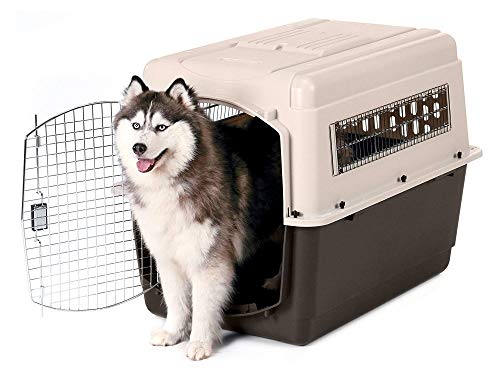 Petmate Ultra Vari Dog Kennel for Medium to Large Dogs (Durable, Heavy Duty Dog Travel Crate, Made with Recycled Materials, 40 in. Long) 70 to 90 lbs, Made in USA