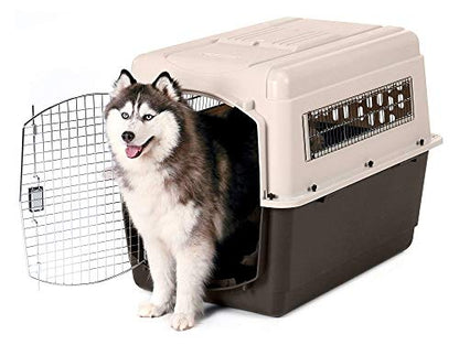 Petmate Ultra Vari Dog Kennel for Medium to Large Dogs (Durable, Heavy Duty Dog Travel Crate, Made with Recycled Materials, 40 in. Long) 70 to 90 lbs, Made in USA